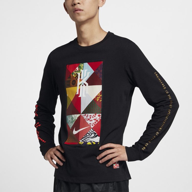 Nike Dri-Fit Kyrie CNY Long Sleeves Tee 'Black' BV8243-010 - 3