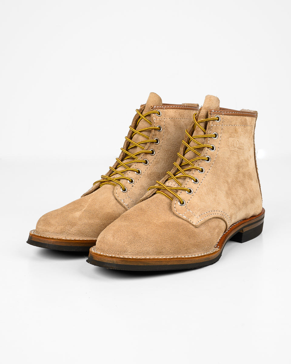 IHWE-FP-BLP Iron Heart Int'l x Wesco® - Rough-Out Boot - Burlap. The "Foot Patrol" - 4