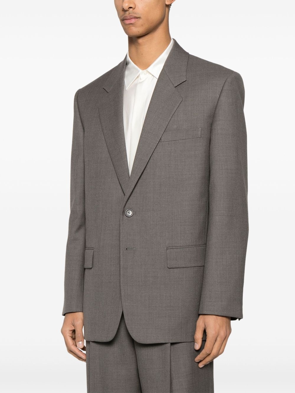 wool blazer - 3