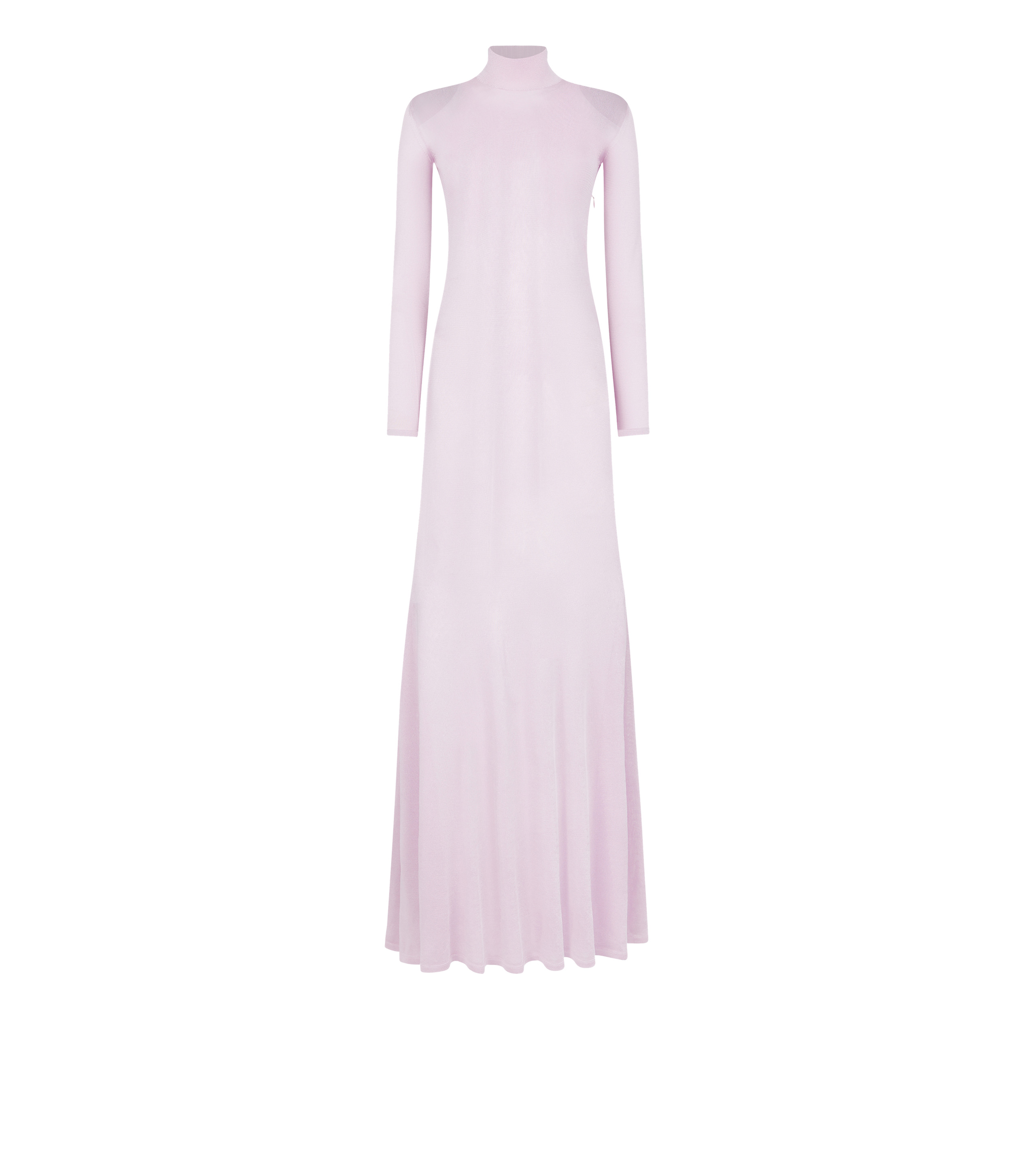 SLINKY VISCOSE JERSEY KNIT MAXI DRESS - 1