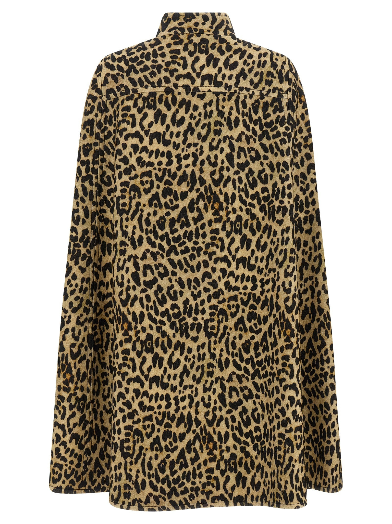 Valentino Garavani Cape In Animalier Cloth Capes Brown - 2