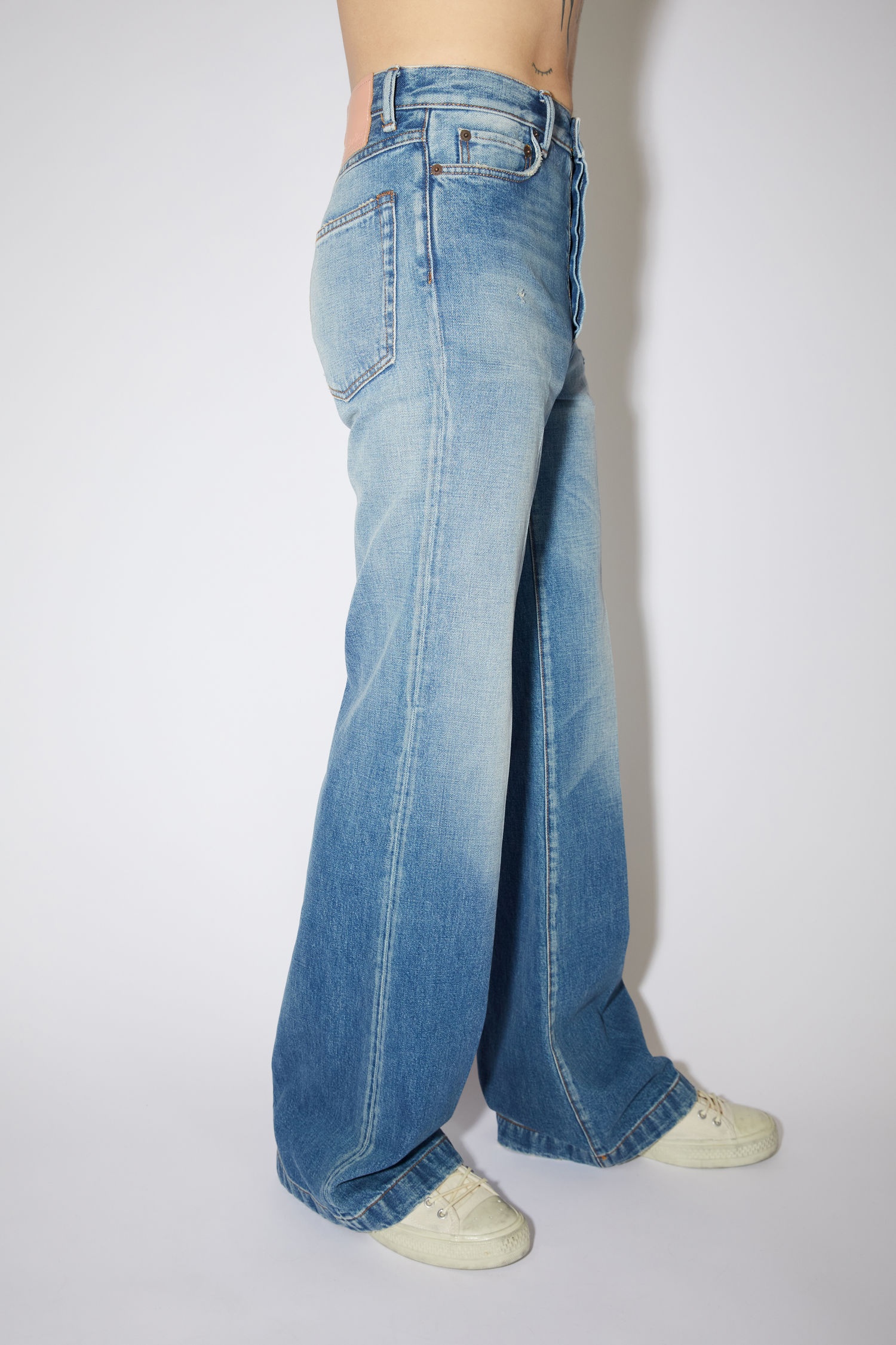 Bootcut fit jeans - Mid Blue - 4