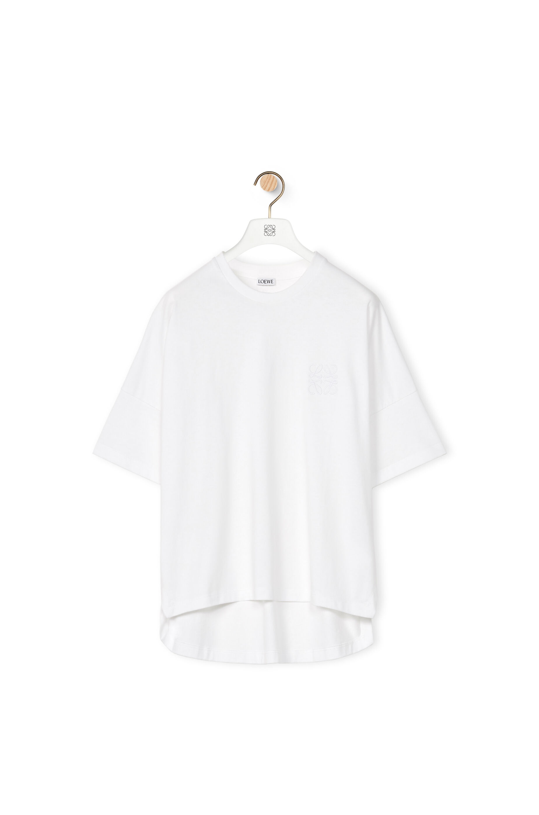 Short oversize Anagram T-shirt in cotton - 1