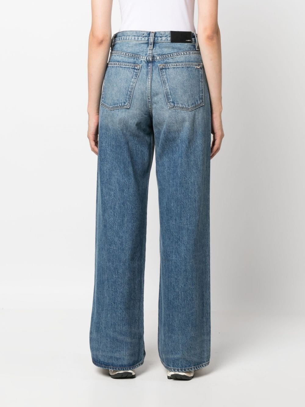 high-rise wide-leg jeans - 4