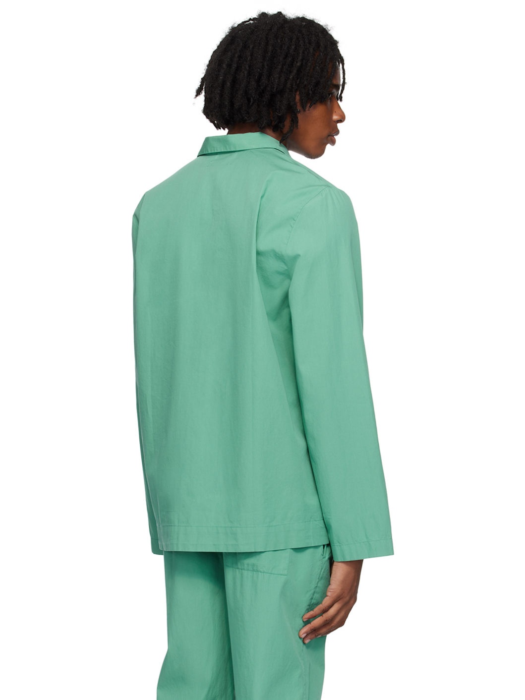 Green Long Sleeve Pyjama Shirt - 3