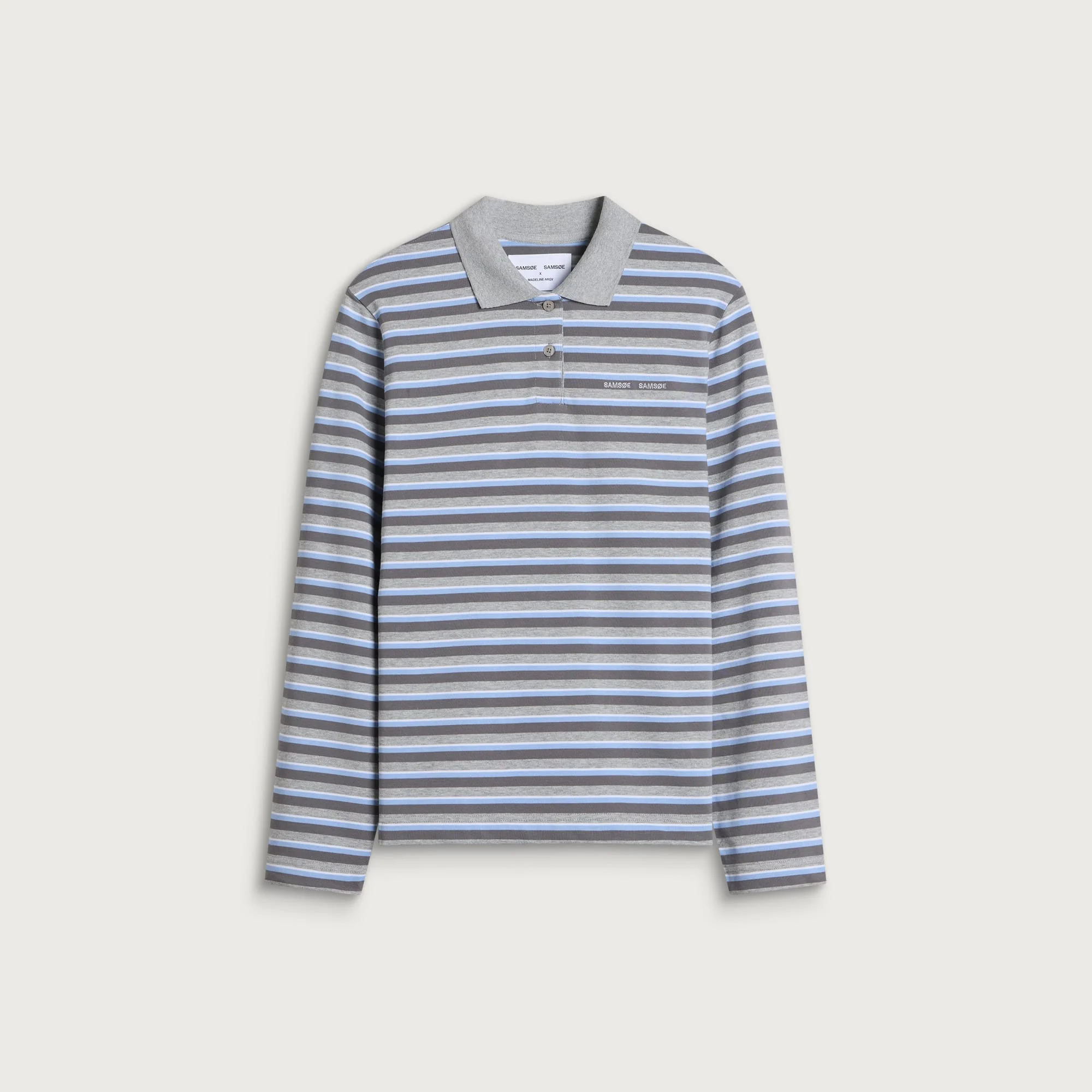 Samsøe Samsøe x Madeline Argy Sadover Long Sleeve Polo - 1