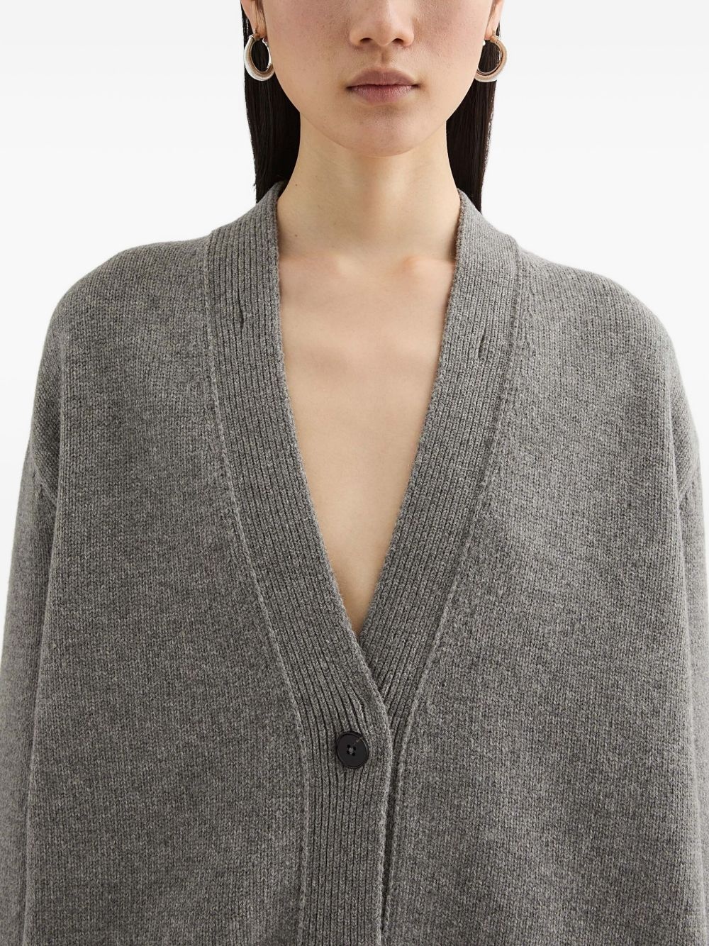 V-neck cardi-coat - 5