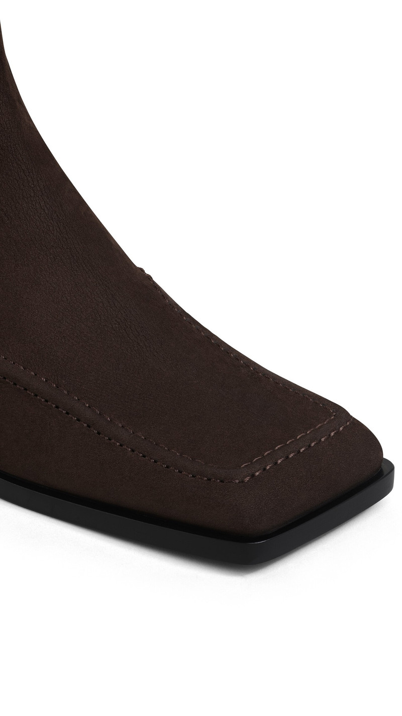 SQUARE LOAFER BOOTS IN NUBUCK 4