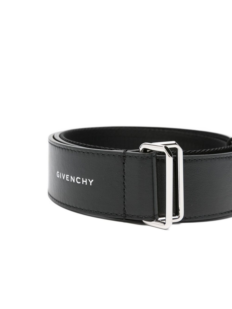 Givenchy logo-stamp leather belt outlook