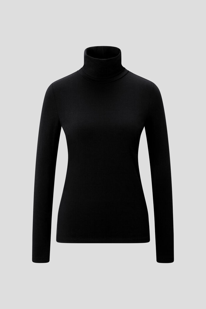 Katinka Turtleneck top in Black - 1