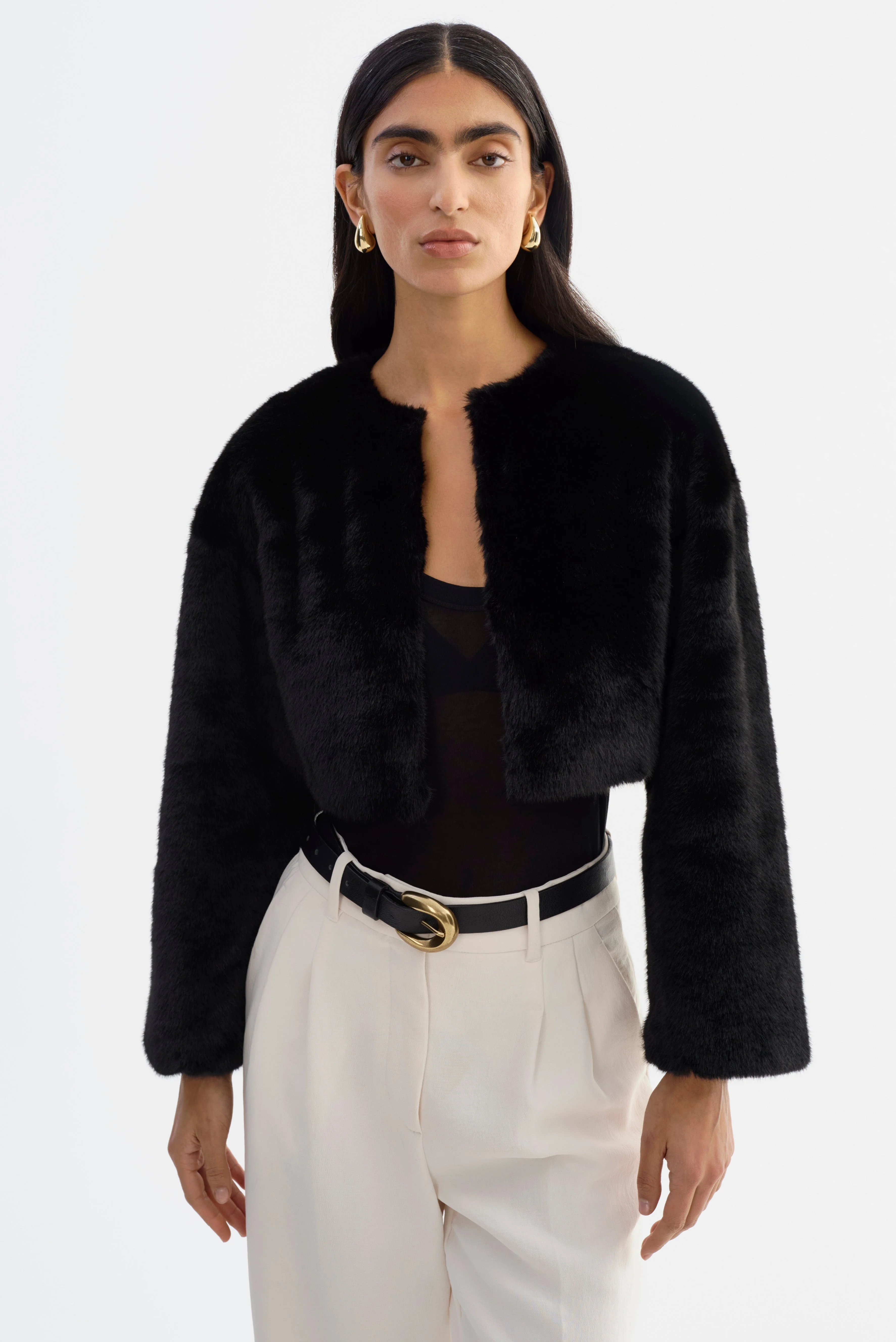 ROWDIE | Faux Fur Jacket - 1