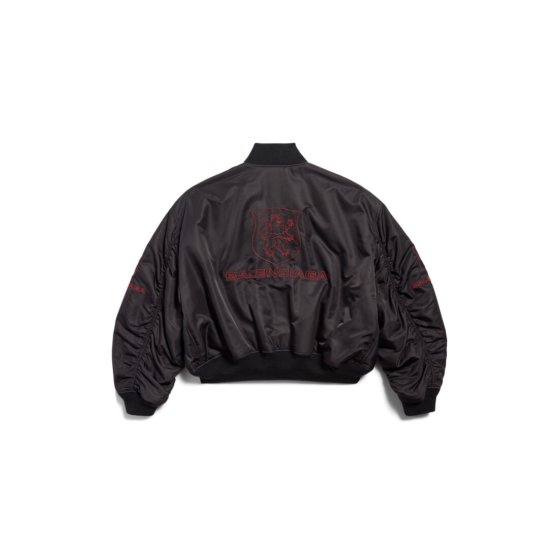 Men's Lion Club Varsity Jacket in Black - 6