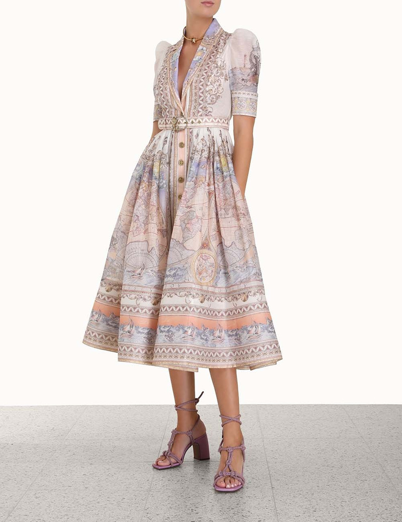높은 측 MIDI SHIRT DRESS 6