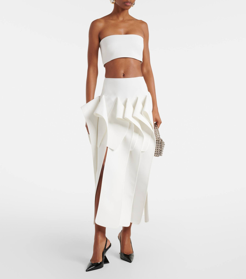 MATICEVSKI Streaming draped midi skirt outlook