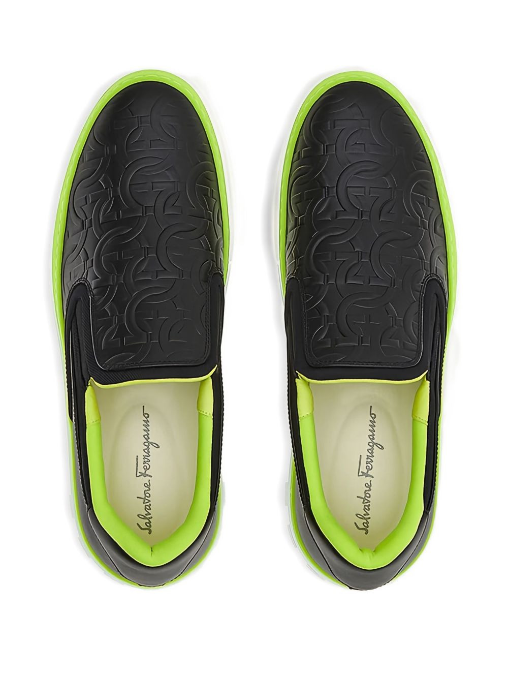 embossed-logo slip-on - 3
