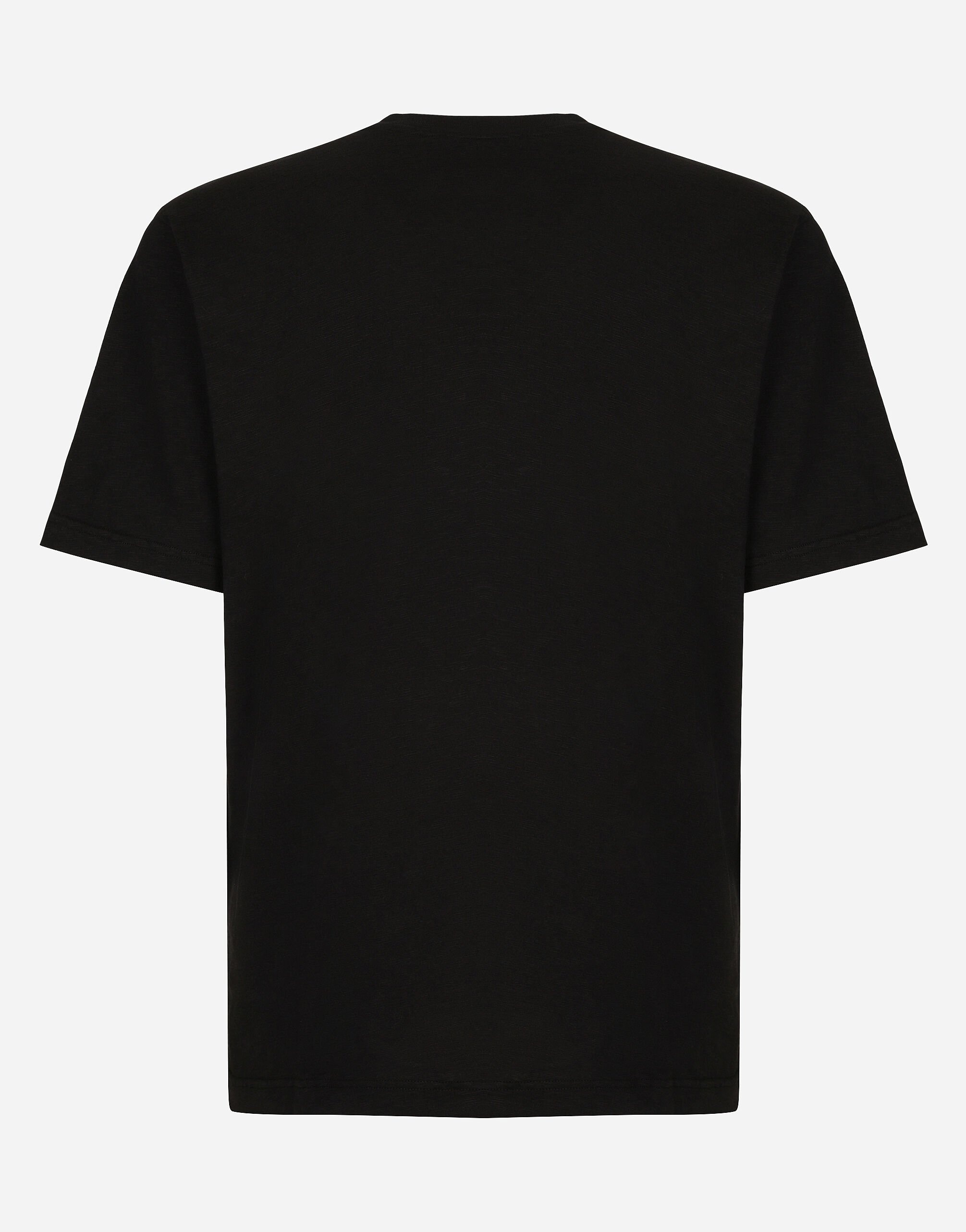 Cotton T-shirt with Dolce&Gabbana logo - 2