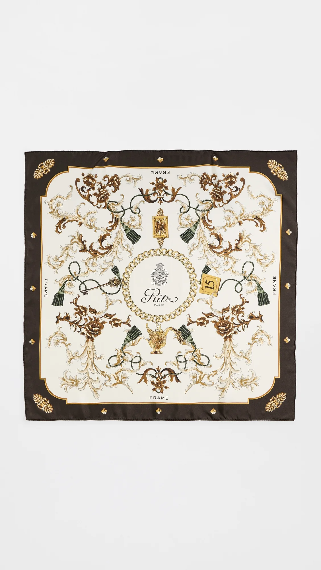 Frame X Ritz Paris Silk Scarf - 1