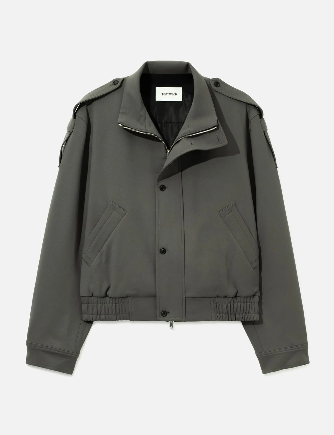 STAND COLLAR EPAULETTE BLOUSON - 1