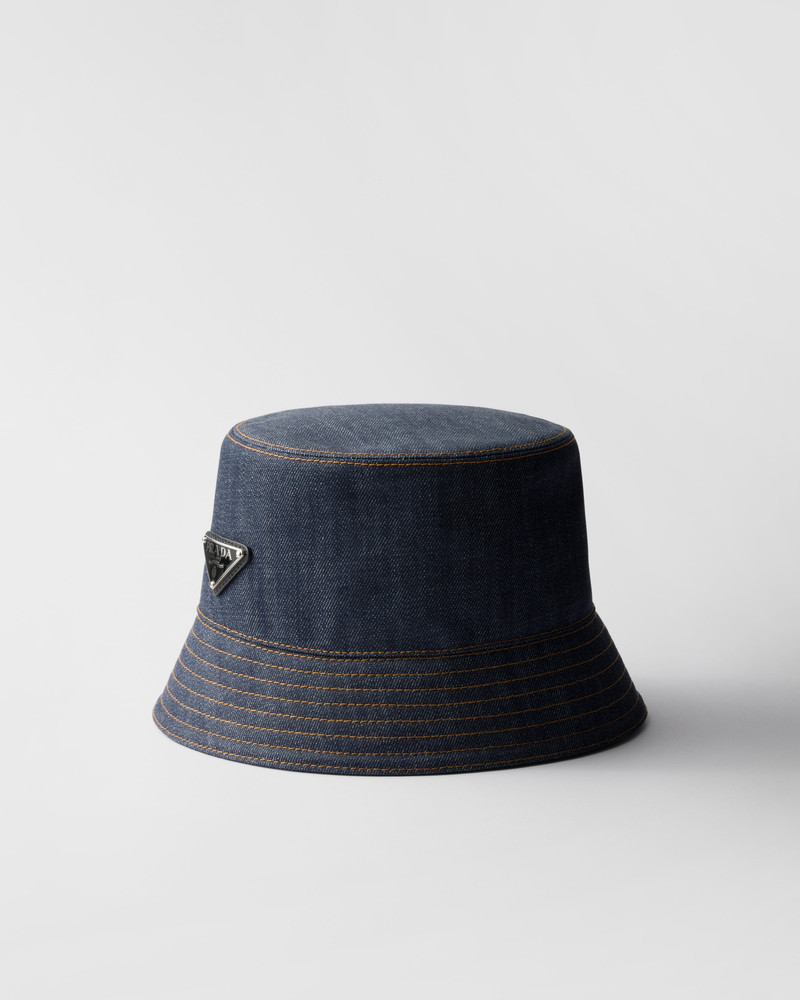 Selvedge denim bucket hat 1