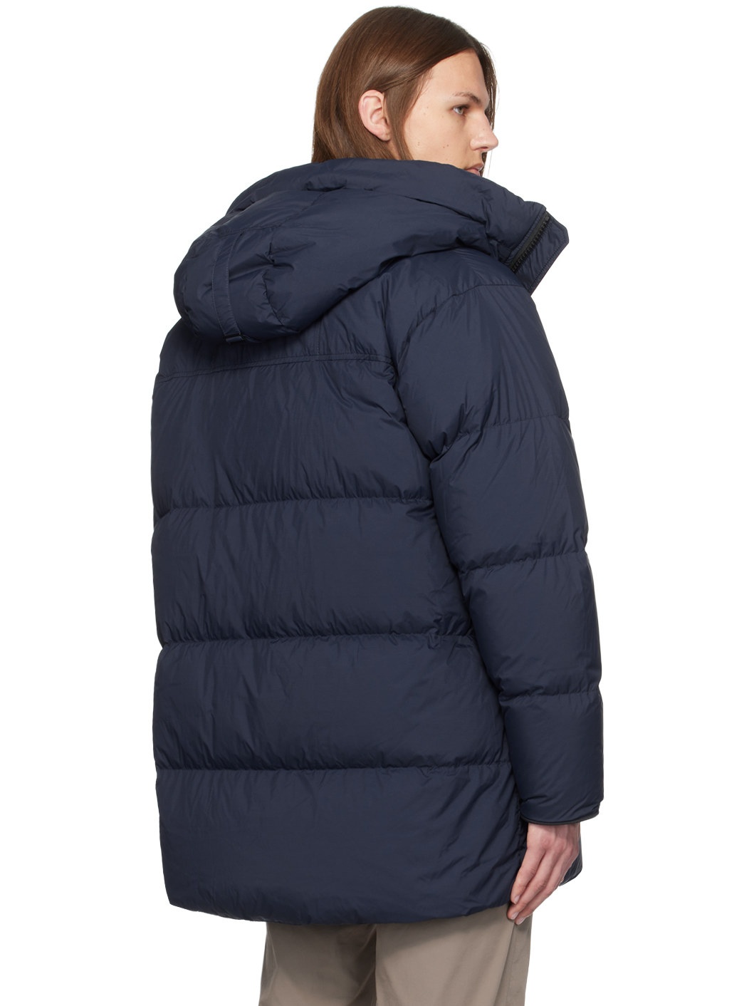 Navy Lawrence Down Jacket - 3