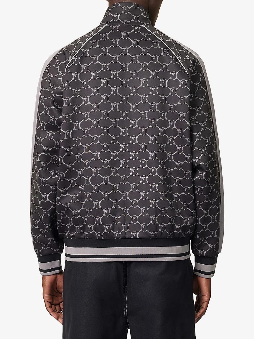 Monogram-Print Woven Track Jacket - 4