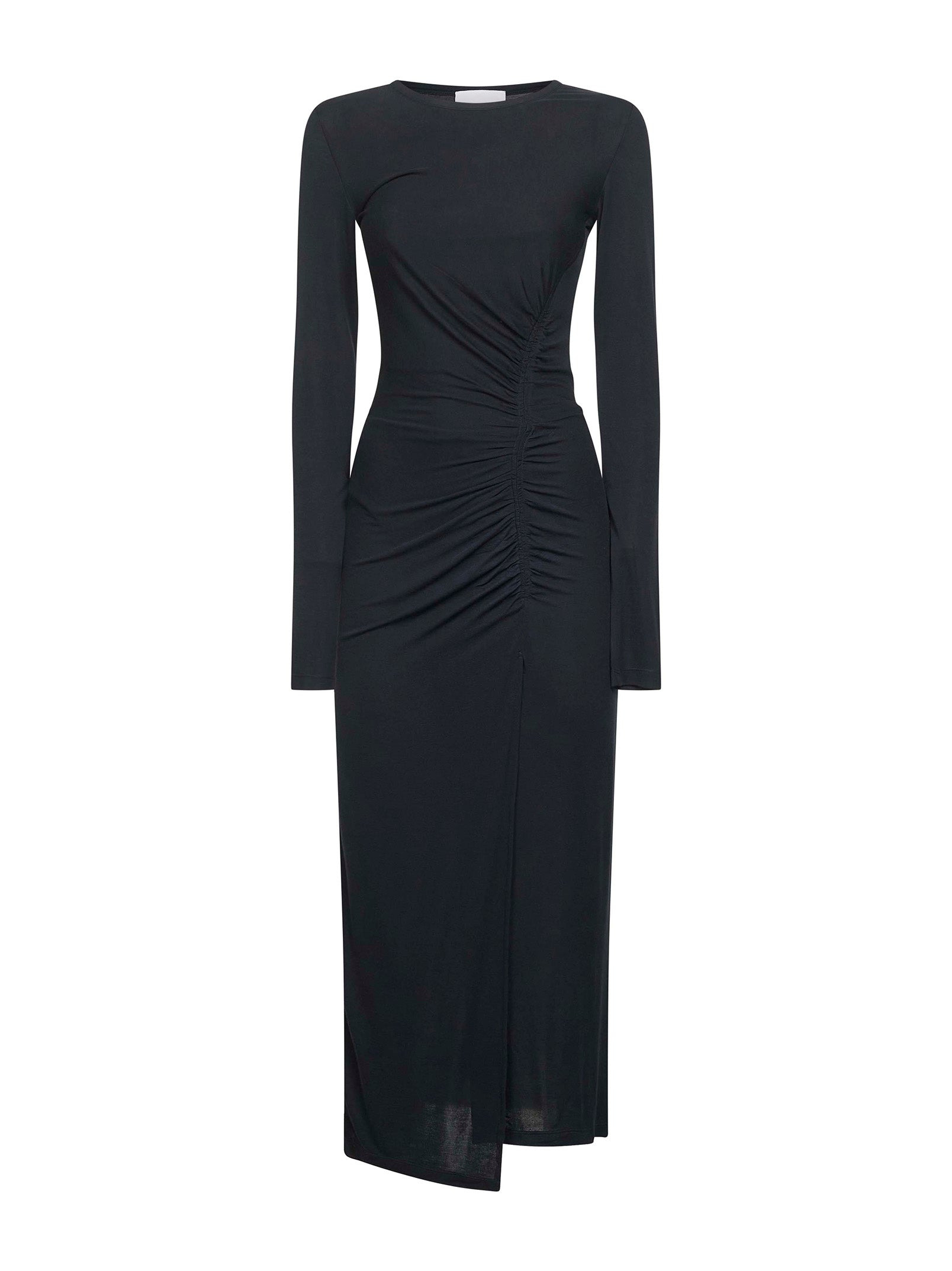 Marant Etoile Women Black Draped Jersey Jelina Long Dress - 1