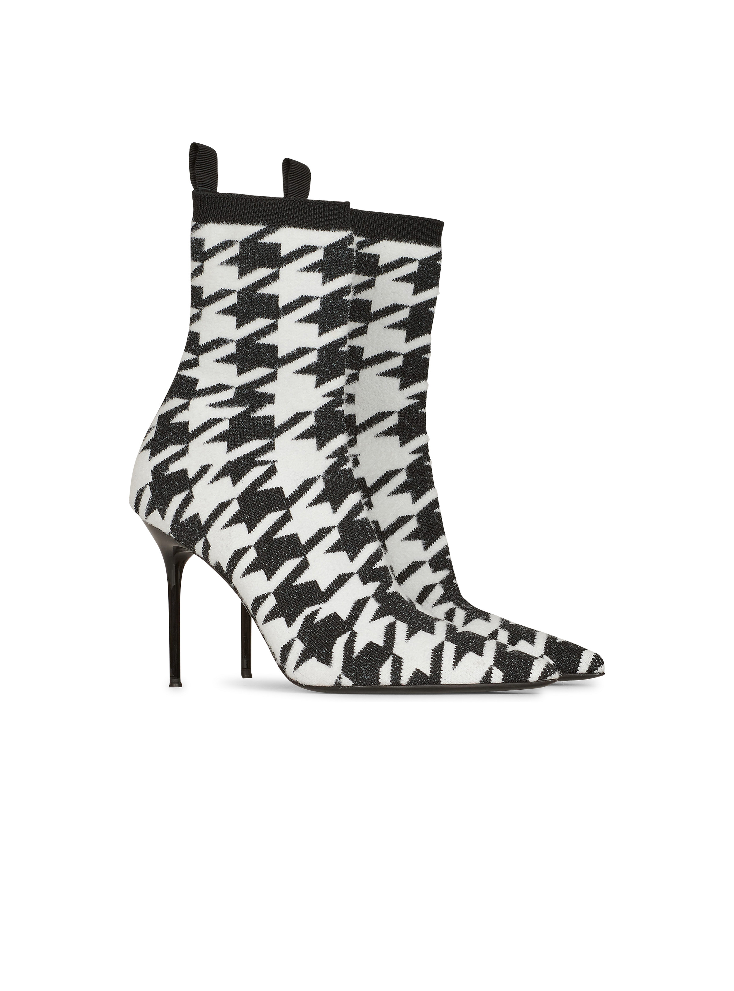 Bicolor stretch knit Skye ankle boots - 2