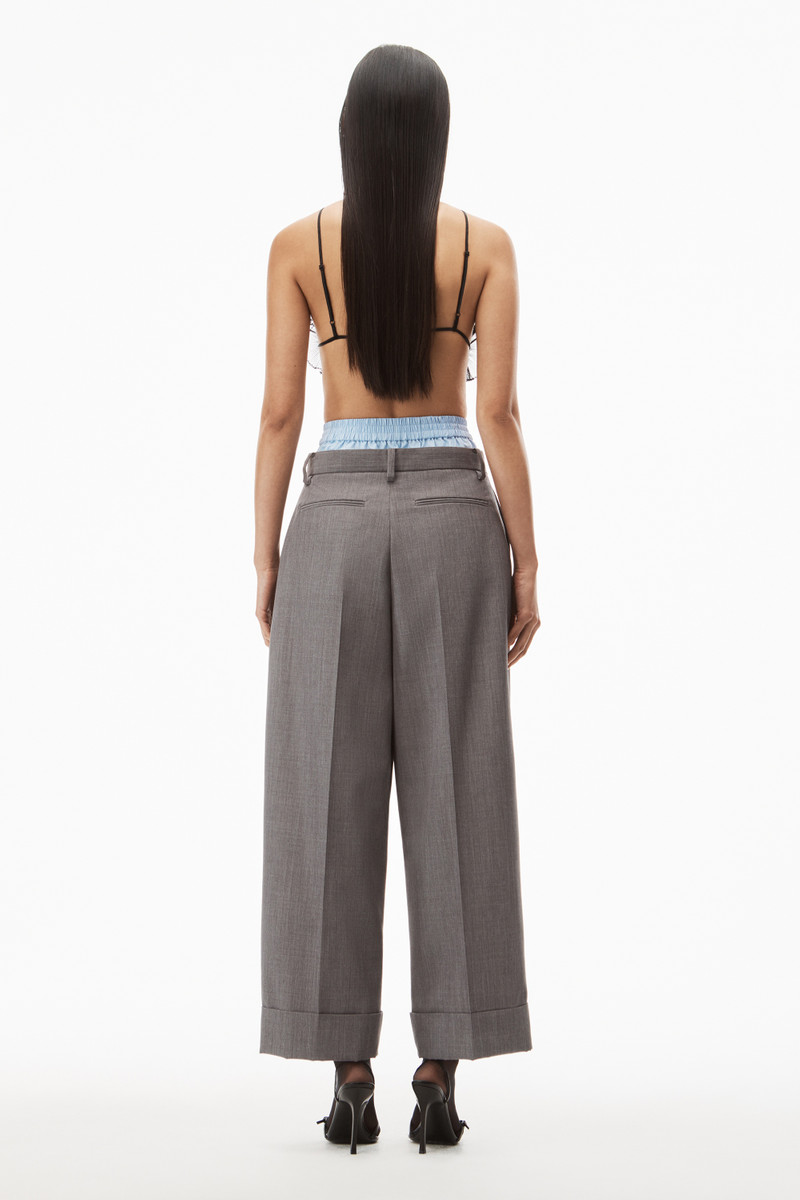 LAYERED TAILORED TROUSER IN WOOL BLEND 5