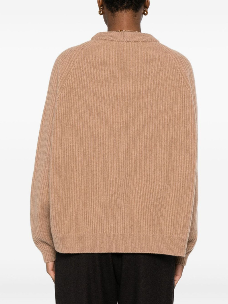 ribbed round-neck sweater 4