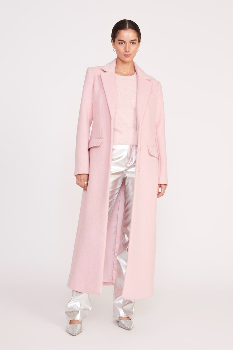 STAUD STAUD SANZA COAT PINK SORBET outlook