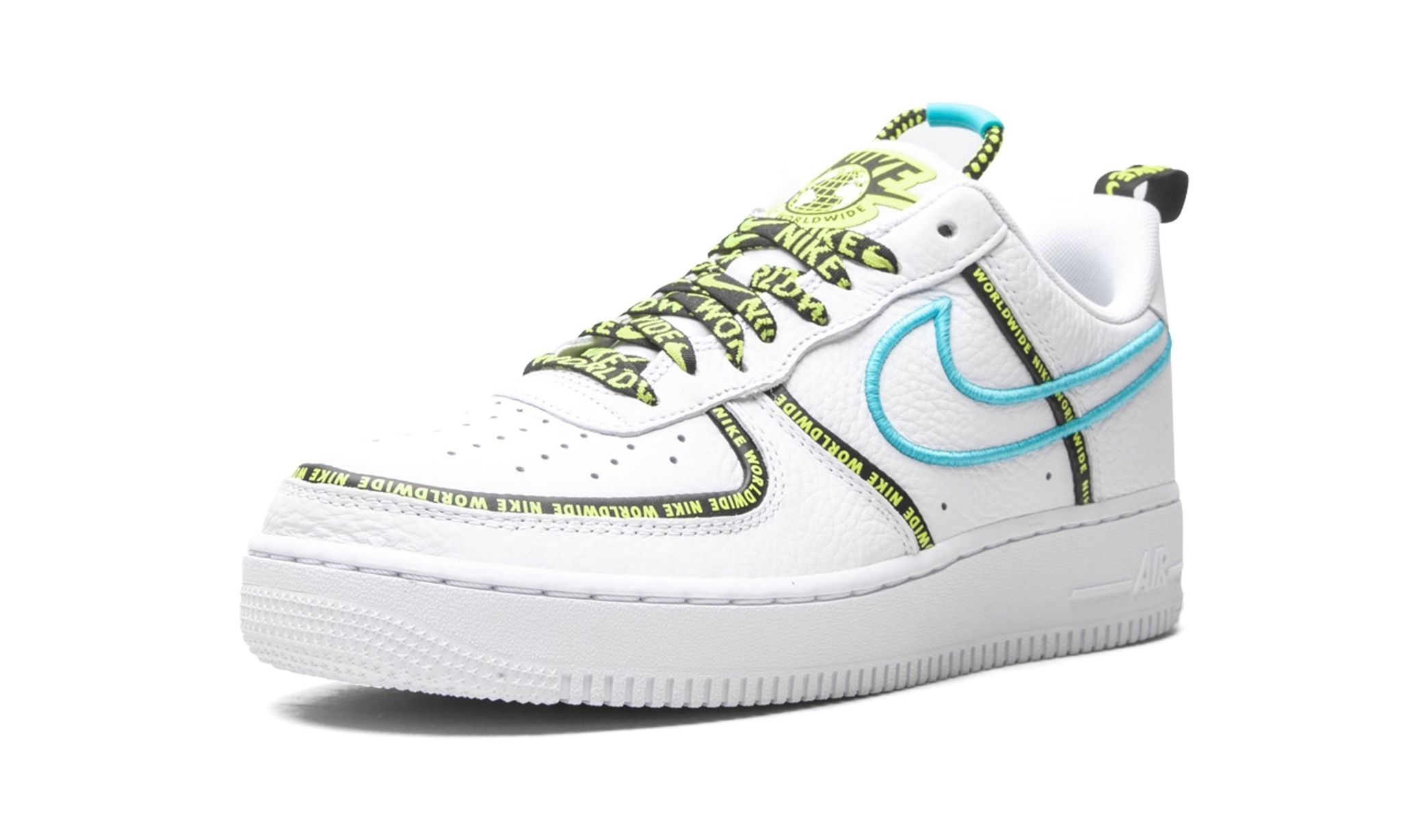 Air Force 1 Low "Worldwide White Blue Fury Volt" - 4