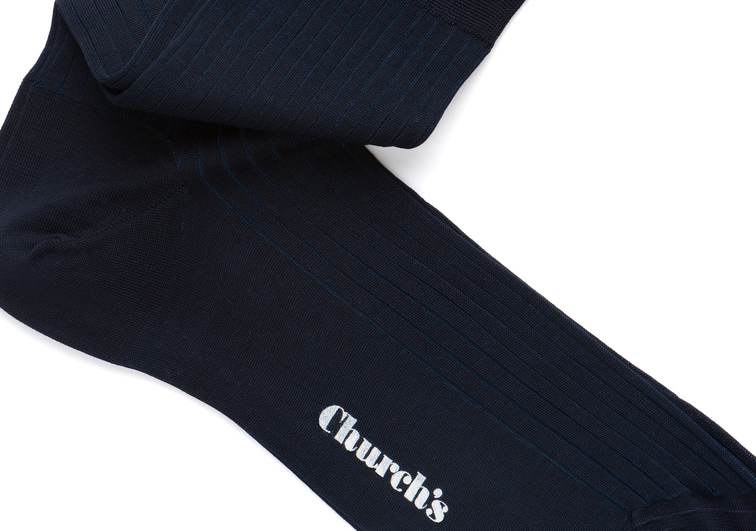 Contrast ribbed socks
Cotton Ribbed Short Navy - 2