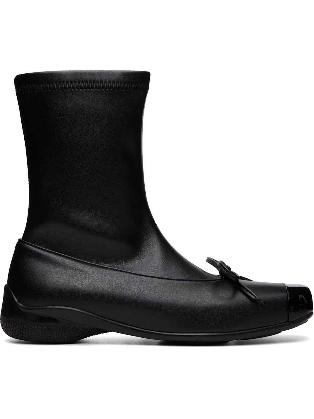 Black Ballet Ankle Boots - 1