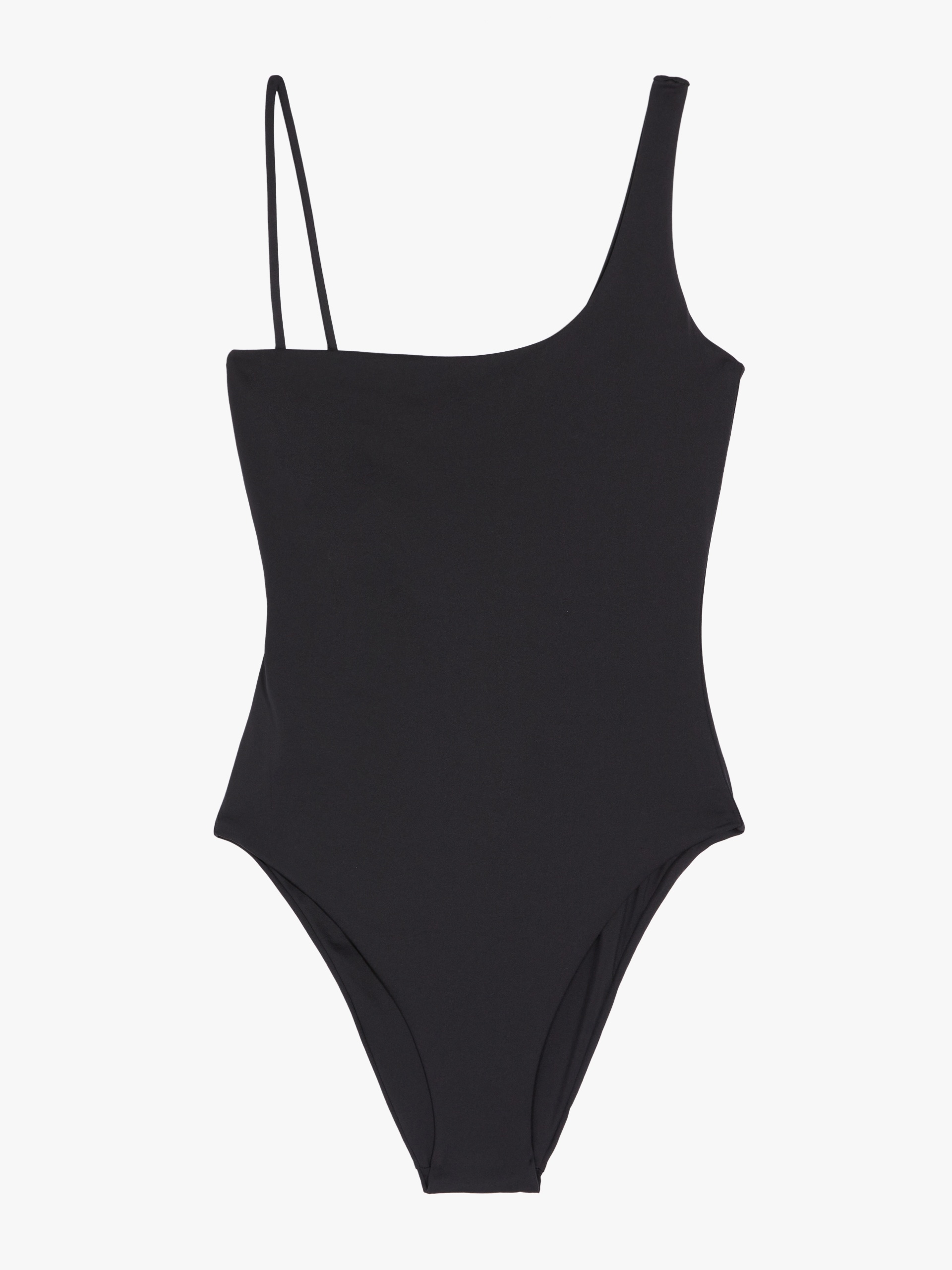 CLARA Lycra® jersey one-shoulder swimsuit - 1