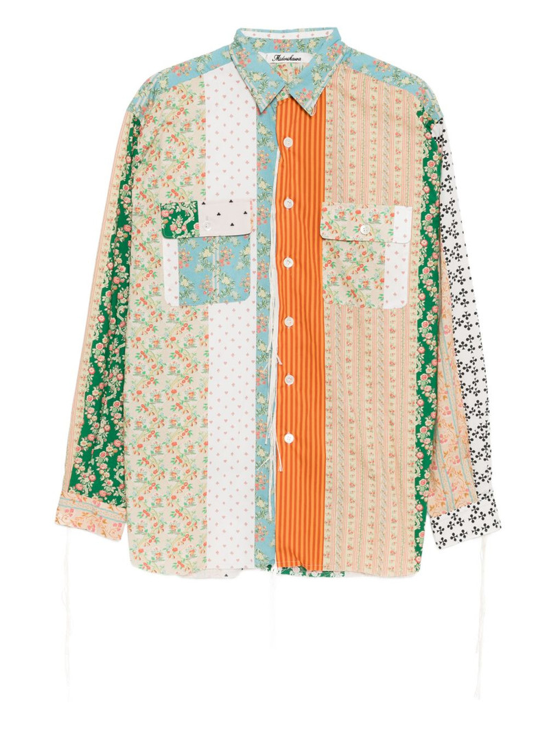 patchwork pocket shirt 1