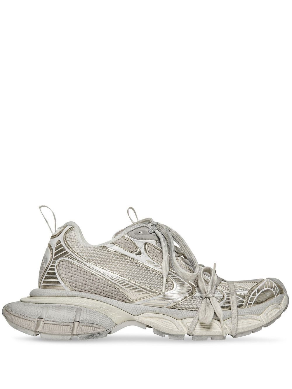 BALENCIAGA 3XL lace-up sneakers farfetch REVERSIBLE
