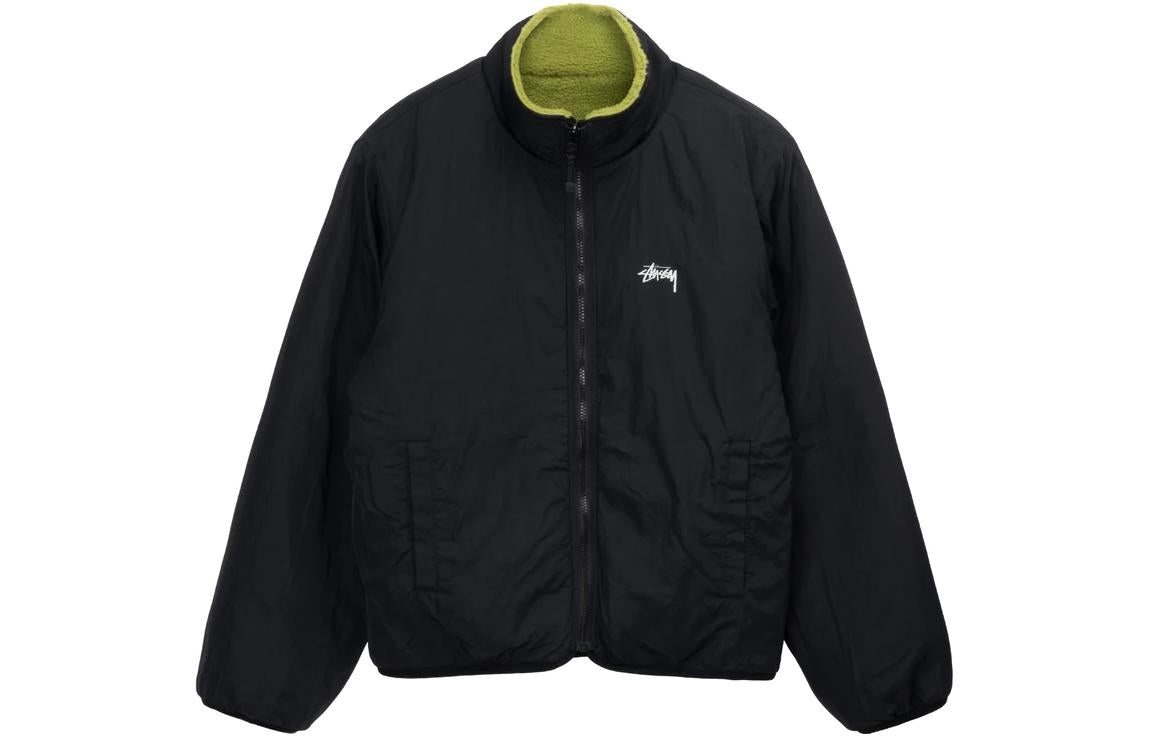 Stussy Reversible Sherpa Jacket 'Green Black' 118520 - 3