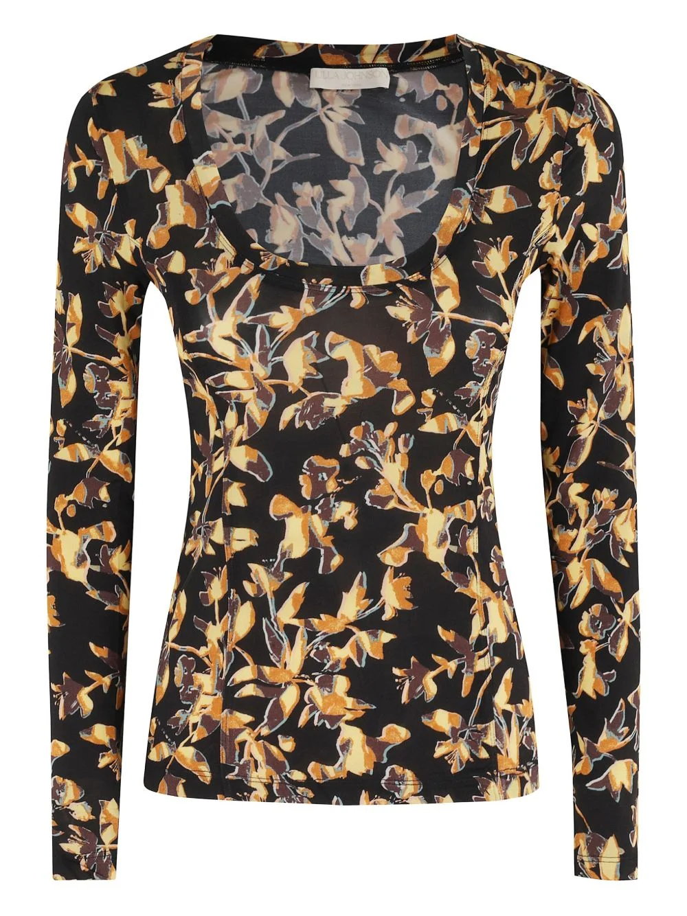 floral-print t-shirt - 1