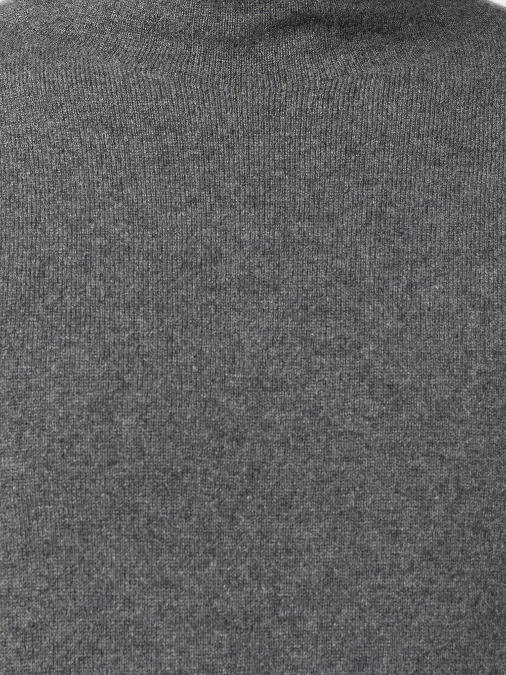 cashmere-knit roll-neck jumper - 5