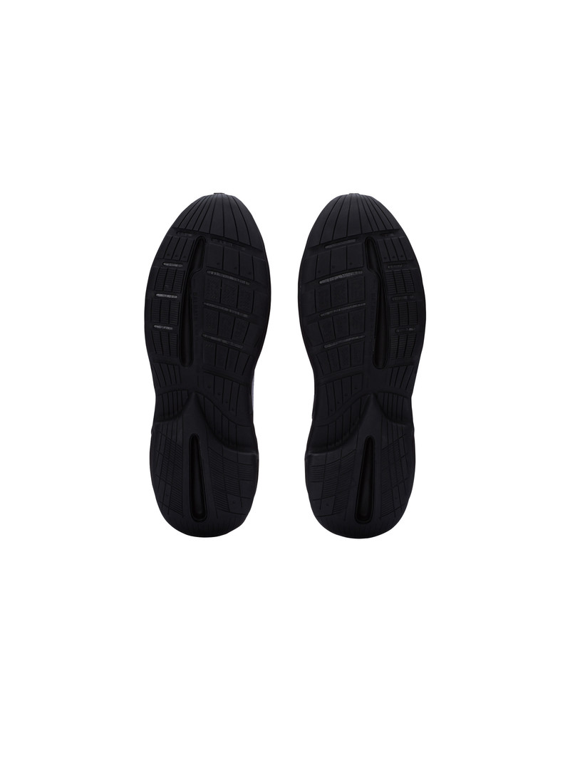 Run-Row leather and nylon trainers 4