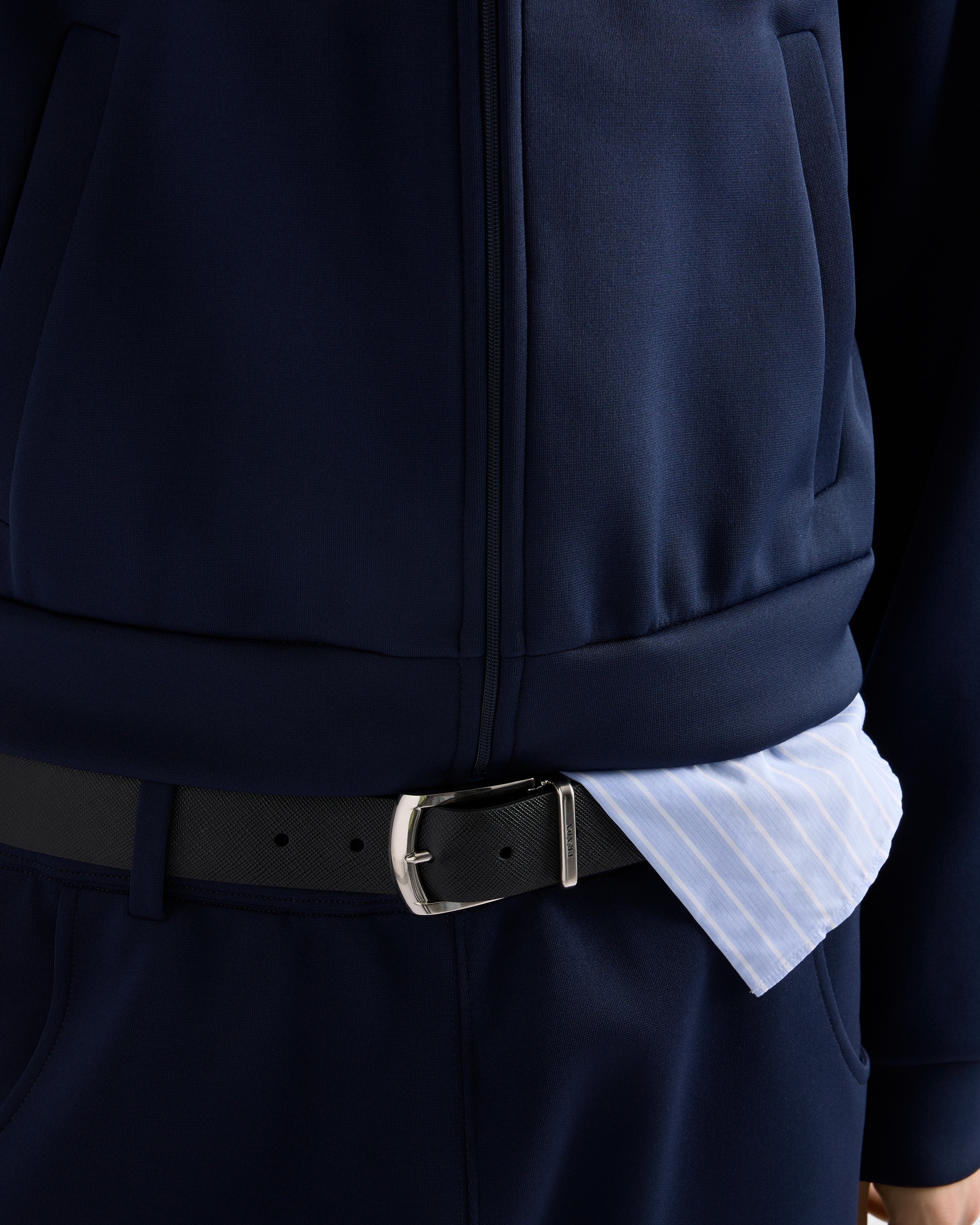 Reversible Saffiano leather belt - 3