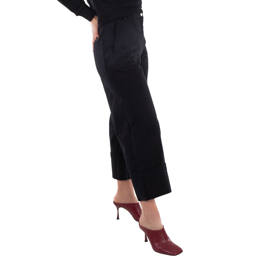Moncler 1952 Button Detailed Wide Leg Trousers - 5