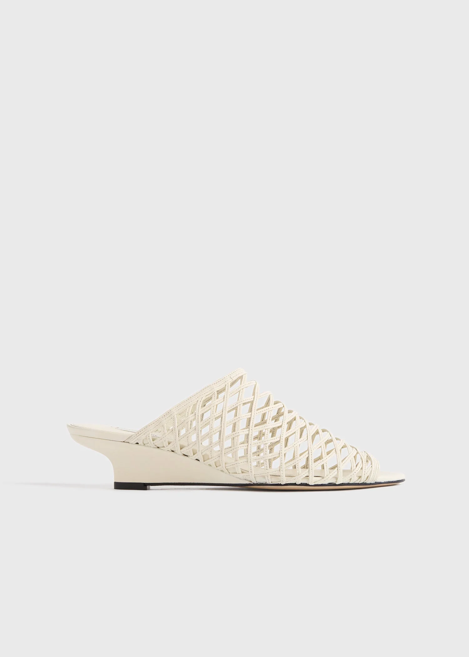 Summer woven mules macadamia - 1