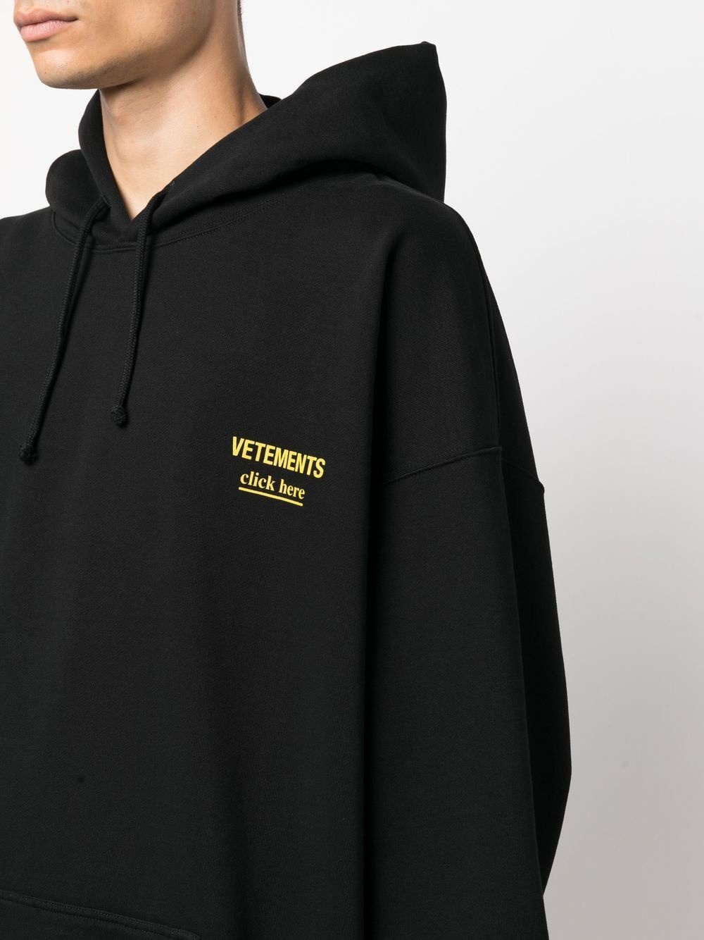 embroidered logo hoodie - 6