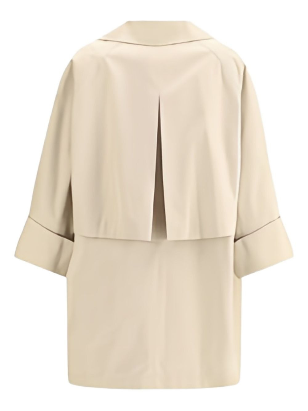 embellished sleeve midi trench coat - 2