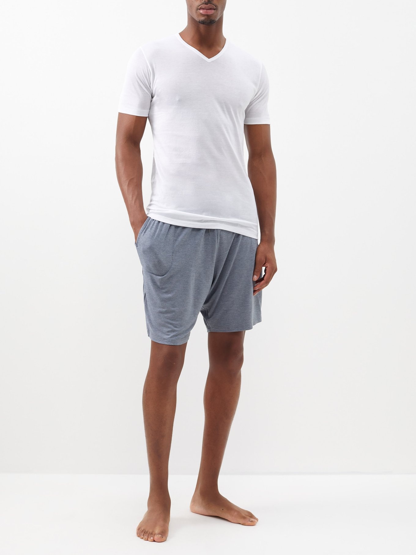 Marlowe jersey lounge shorts - 2