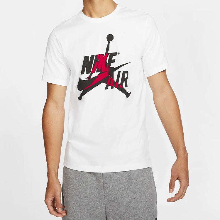 Air Jordan Jumpman Logo Sports short sleeve Men White BV5906-100 - 4