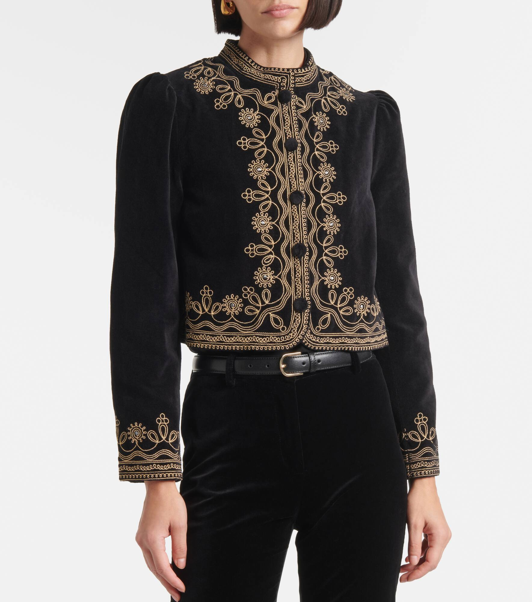 Denver embroidered cotton jacket - 7
