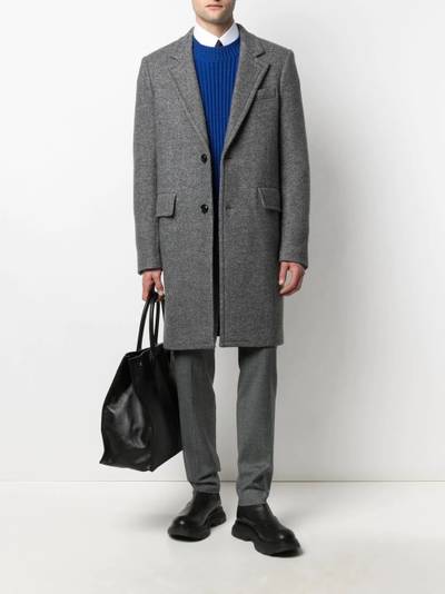 AMI Paris single-breasted wool coat outlook