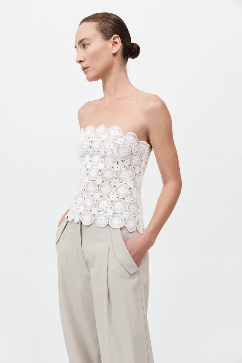 Doily Top - White - 5